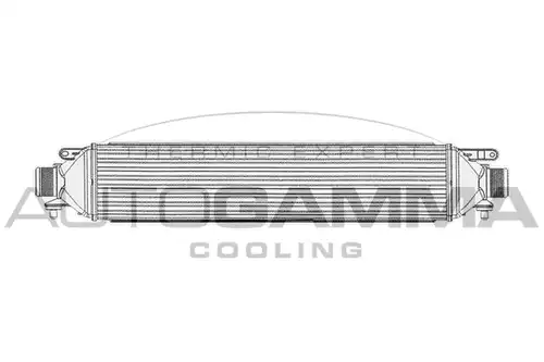 интеркулер (охладител за въздуха на турбината) AUTOGAMMA 105337