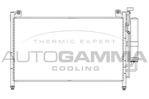 кондензатор, климатизация AUTOGAMMA 105546