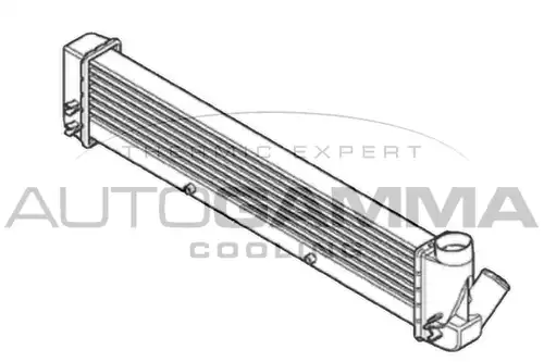 интеркулер (охладител за въздуха на турбината) AUTOGAMMA 105686