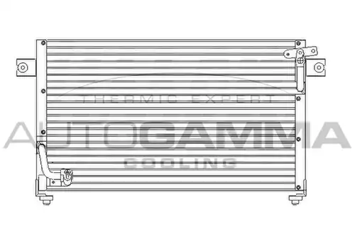 кондензатор, климатизация AUTOGAMMA 105713