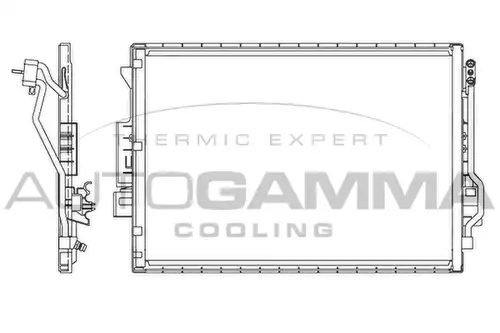 кондензатор, климатизация AUTOGAMMA 105863