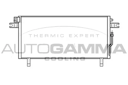 кондензатор, климатизация AUTOGAMMA 107019