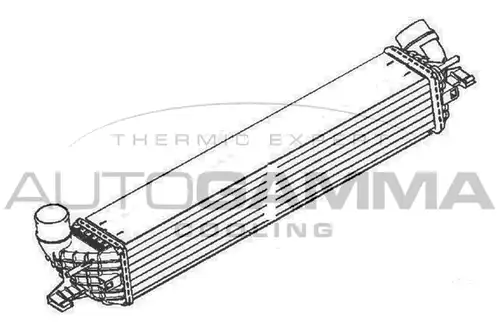 интеркулер (охладител за въздуха на турбината) AUTOGAMMA 107040