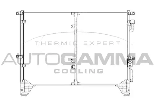кондензатор, климатизация AUTOGAMMA 107067