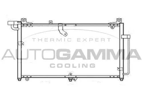 кондензатор, климатизация AUTOGAMMA 107171