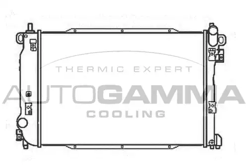 воден радиатор AUTOGAMMA 107204