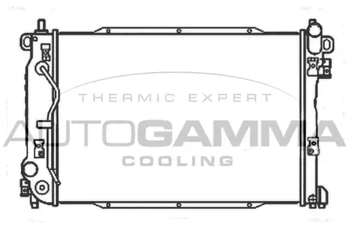 воден радиатор AUTOGAMMA 107205