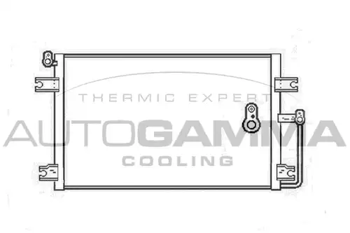 кондензатор, климатизация AUTOGAMMA 107512