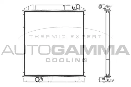 воден радиатор AUTOGAMMA 107889