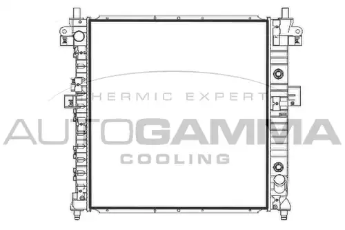 воден радиатор AUTOGAMMA 107950