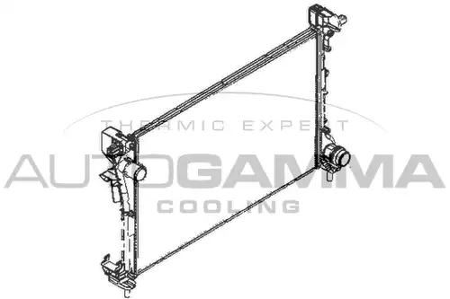 воден радиатор AUTOGAMMA 110005