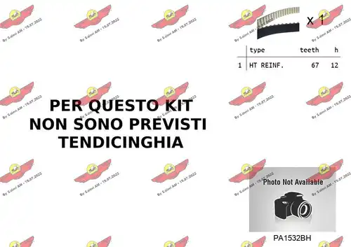 водна помпа+ к-кт ангренажен ремък AUTOKIT 04.5B04PA2