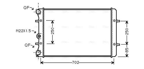 воден радиатор AVA QUALITY COOLING AI2155