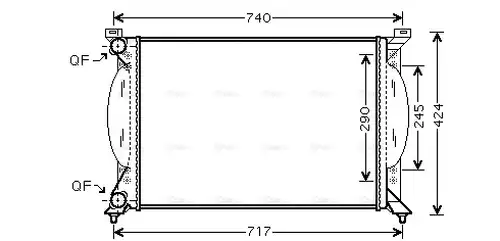 воден радиатор AVA QUALITY COOLING AI2201