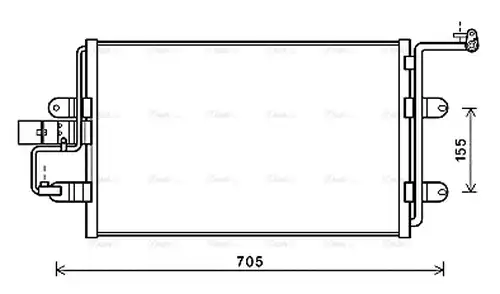 кондензатор, климатизация AVA QUALITY COOLING AI5130