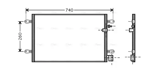 кондензатор, климатизация AVA QUALITY COOLING AI5237