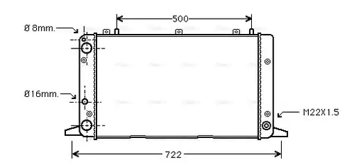 воден радиатор AVA QUALITY COOLING AIA2047