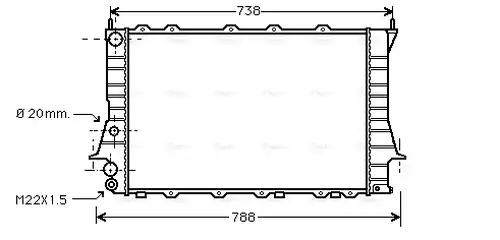 воден радиатор AVA QUALITY COOLING AIA2077