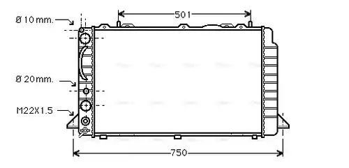 воден радиатор AVA QUALITY COOLING AIA2089