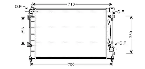 воден радиатор AVA QUALITY COOLING AIA2157