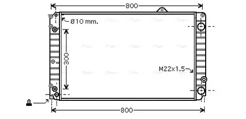 воден радиатор AVA QUALITY COOLING AIA2252