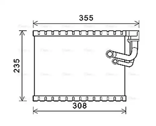 изпарител, климатична система AVA QUALITY COOLING AIV326