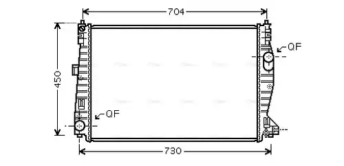 воден радиатор AVA QUALITY COOLING ALA2101