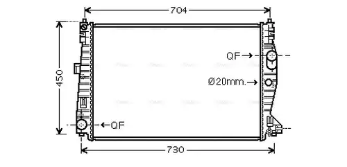 воден радиатор AVA QUALITY COOLING ALA2132