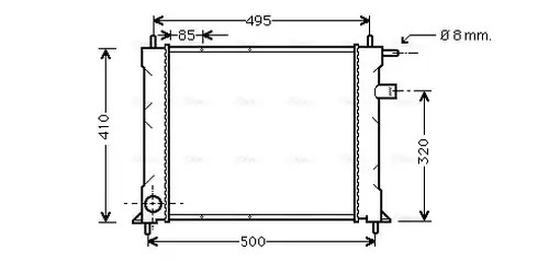 воден радиатор AVA QUALITY COOLING AU2110