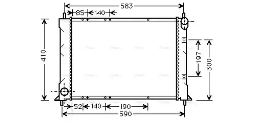 воден радиатор AVA QUALITY COOLING AU2149