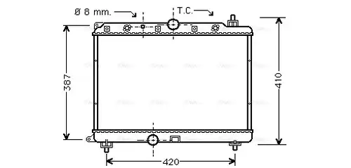 воден радиатор AVA QUALITY COOLING AU2153