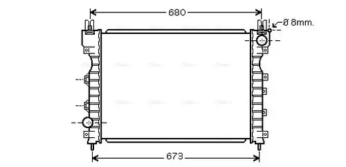 воден радиатор AVA QUALITY COOLING AU2174