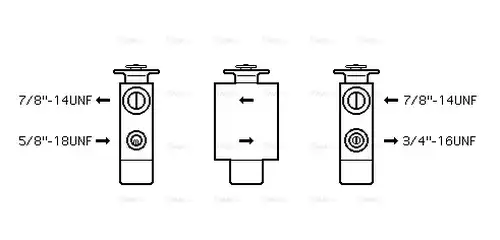 разширителен клапан, климатизация AVA QUALITY COOLING BW1093