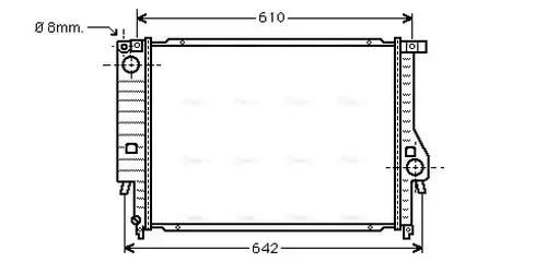 воден радиатор AVA QUALITY COOLING BW2096