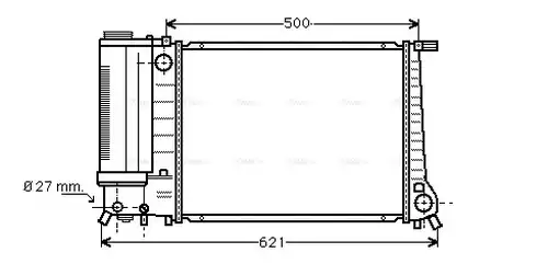 воден радиатор AVA QUALITY COOLING BW2101