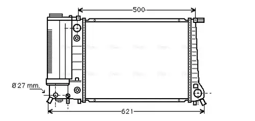 воден радиатор AVA QUALITY COOLING BW2106