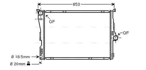 воден радиатор AVA QUALITY COOLING BW2288