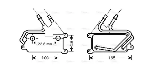 маслен радиатор, автоматична трансмисия AVA QUALITY COOLING BW3315