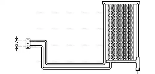 маслен радиатор, автоматична трансмисия AVA QUALITY COOLING BW3368