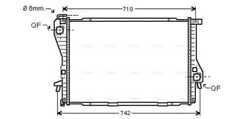 воден радиатор AVA QUALITY COOLING BWA2235