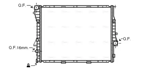 воден радиатор AVA QUALITY COOLING BWA2276