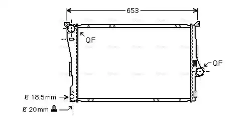 воден радиатор AVA QUALITY COOLING BWA2278