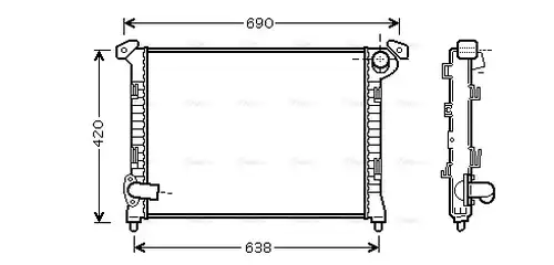 воден радиатор AVA QUALITY COOLING BWA2314