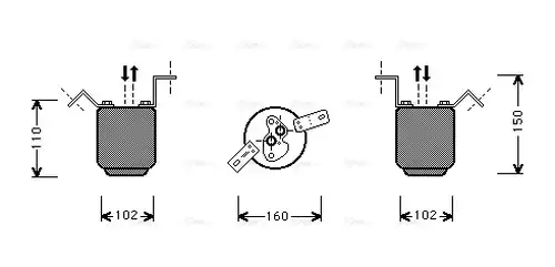 изсушител, климатизация AVA QUALITY COOLING BWD225