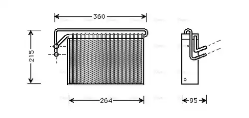 изпарител, климатична система AVA QUALITY COOLING BWV024