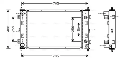 воден радиатор AVA QUALITY COOLING CR2034