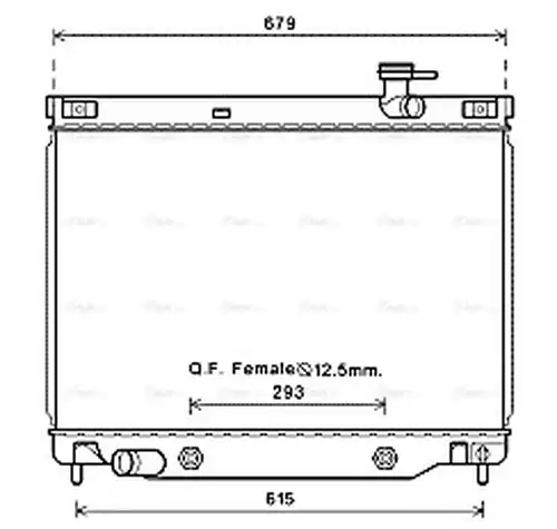 воден радиатор AVA QUALITY COOLING CT2040