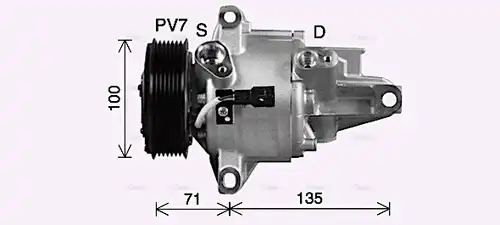 компресор за климатик AVA QUALITY COOLING DAK019