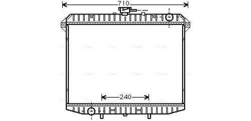 воден радиатор AVA QUALITY COOLING DN2148