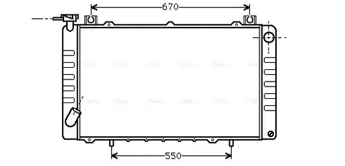 воден радиатор AVA QUALITY COOLING DN2150